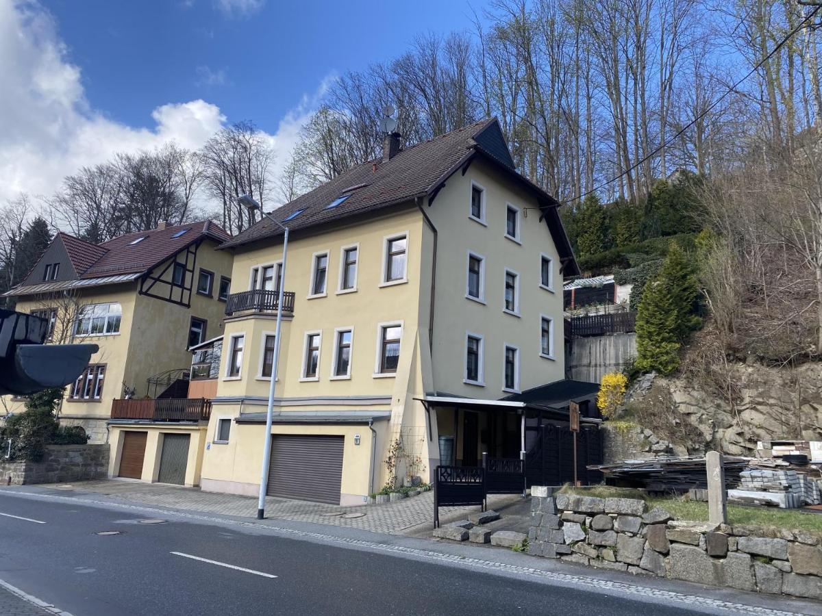 Waldblickwohnung Mit Schoener Terrasse Und Kamin Sebnitz Ngoại thất bức ảnh