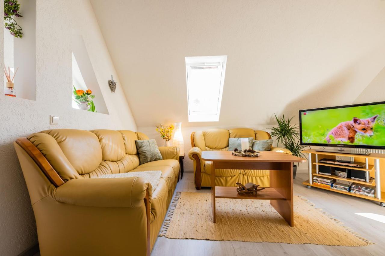 Waldblickwohnung Mit Schoener Terrasse Und Kamin Sebnitz Ngoại thất bức ảnh