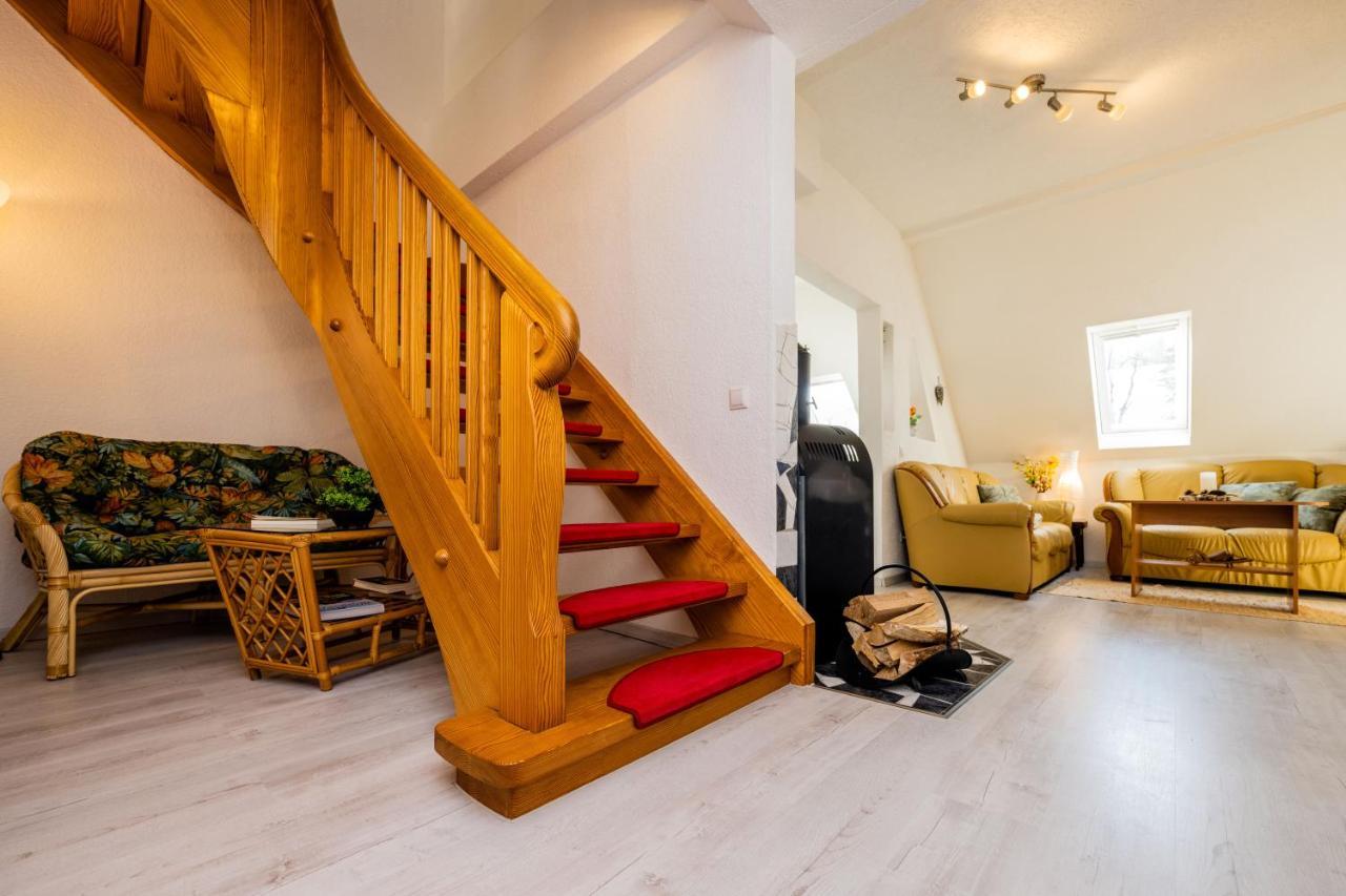 Waldblickwohnung Mit Schoener Terrasse Und Kamin Sebnitz Ngoại thất bức ảnh